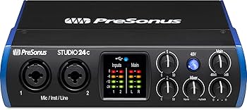 PreSonus Studio 24c Interface Audio, Czarny : Amazon.pl